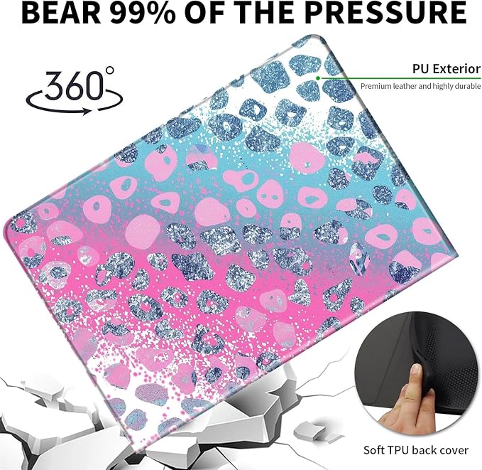 Case for Microsoft Surface Pro 11/10 / 9 13 InchPU Leather Cute Slim Folio Adjustable Stand Cover Case for Surface Pro 11th Edition AIAutumn Red Forest