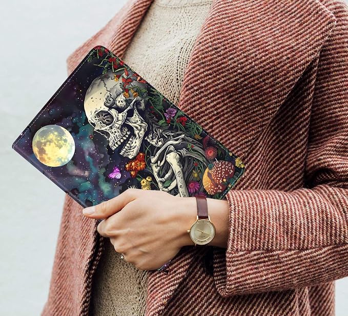 for iPad mini 7 (A17 Pro) 2024 Case/iPad mini 6 2021 Case Adjustable Stand Auto Wake/Sleep Smart Leather Cover for iPad mini 7th/6th Generation 8.3 Inch Sloth