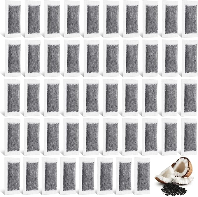 48 Packs Replacement Activated Charcoal Distiller Filters Coconut Shell