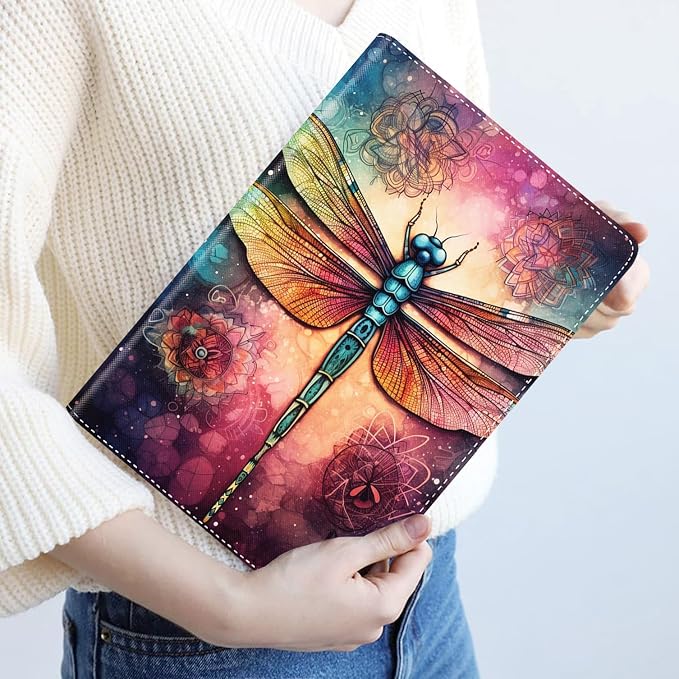 Case for iPad (A16) 11th Generation 11 Inch 2025 / iPad 10th Generation 10.9 Inch 2022 Ultra-Thin Multi-Angle Protective Cover with Auto Sleep/Wake A Dark Horse