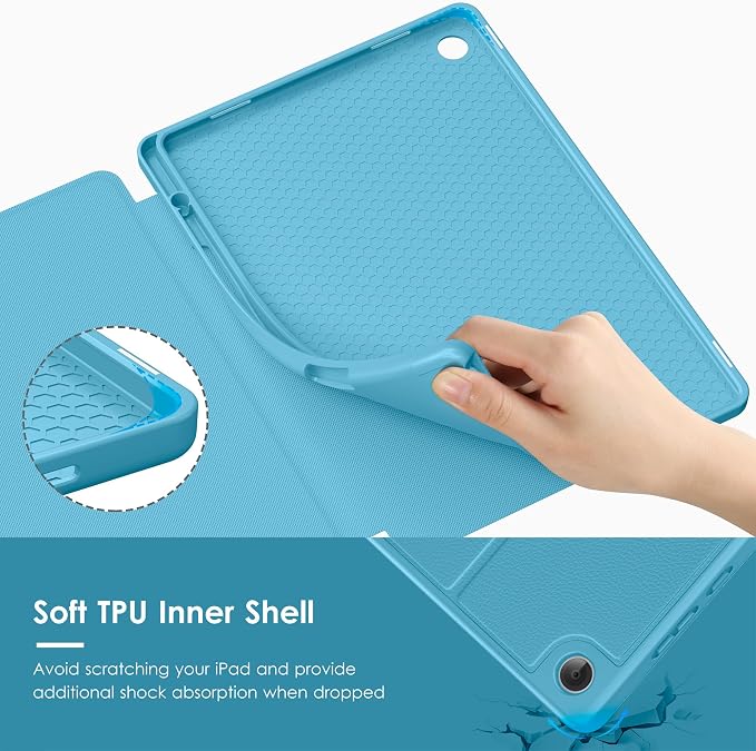 Case for Samsung Galaxy Tab A11+ Plus 11 inch 2026 Model (SM-X230/X236)Multiple Angles Stand CoverSoft BackPencil Holderand Auto Sleep/WakeBlack