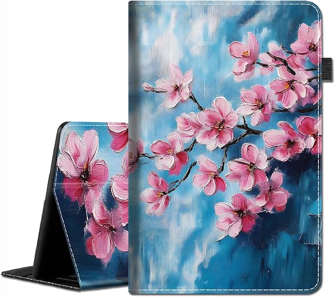 Case for Amazon Kindle Fire Max 11 Tablet (13th Generation 2023 Release) - Slim Fit Standing Cover with Auto Sleep/Wake for All-New Fire 11 Max Tablet Peach Blossom