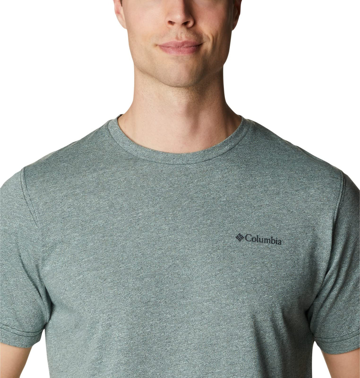 Columbia Men's Thistletown Hills Short Sleeve, Kelp/Spruce, 5X Big
