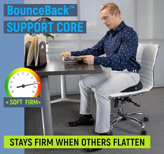 PT ENDORSED Donut Pillow for Tailbone Pain Relief - Hemorrhoid Pillow for Sitting, Orthopedic Donut Seat Cushion for Pressure Relief, Post Surgery, Postpartum Pregnancy, Lifting Cushions for Coccyx