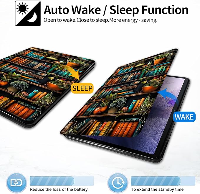 Case for iPad (A16) 11th Generation 11 Inch (2025)iPad 10th Generation 10.9 Inch (2022)PU Leather Slim Standing Smart Coverwith Auto Sleep/WakeBall on Fire