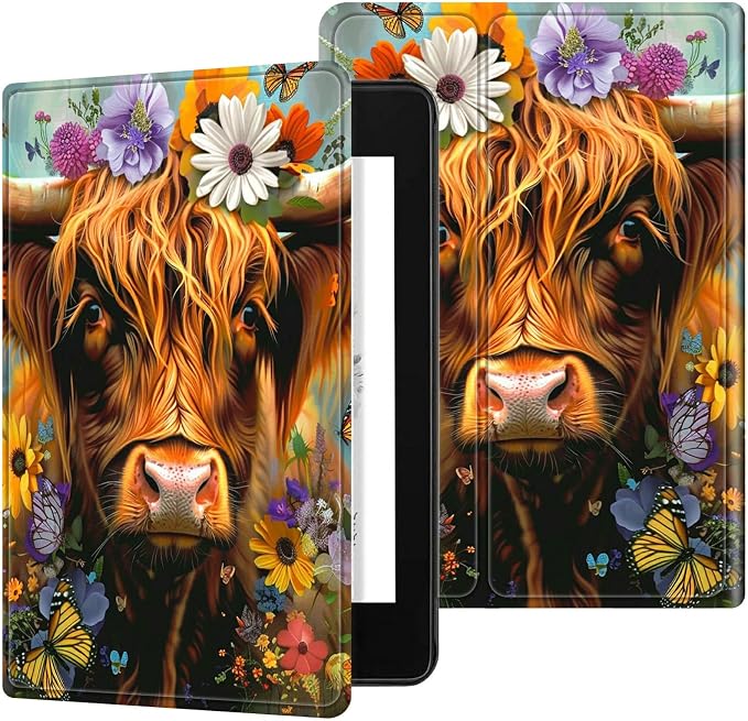 for 6 Kindle 11th Generation 2024/2022 Release Case (Model No: C2V2L3) E-Reader Multi-Angle Viewing Shockproof Smart Protective Case with Auto Wake/Sleep Baseball