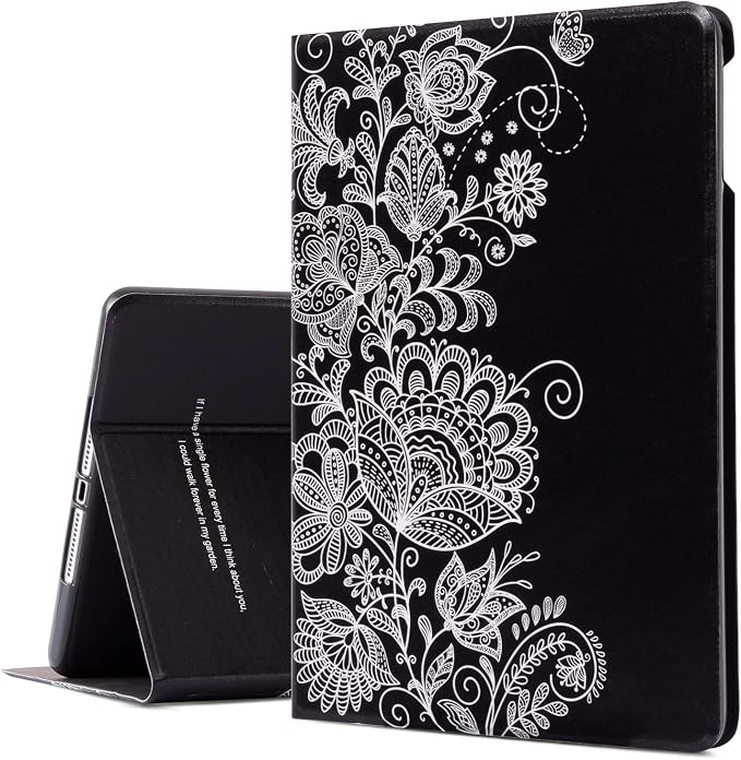 iPad Air 2 Case iPad Air 1st Case Galaxy Tree iPad 9.7 Inch Case Protective Cover for iPad 5th/6th Generation Multi-Angle Viewing Case with Adjustable Stand Auto Wake/Sleep Function (Galaxy)