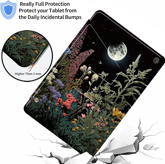 Case for Samsung Galaxy Tab A9 8.7-Inch 2023360 Degree Rotating Multi-Angle Viewing Protective Cover with Auto Sleep/Wake-Blue Butterfly