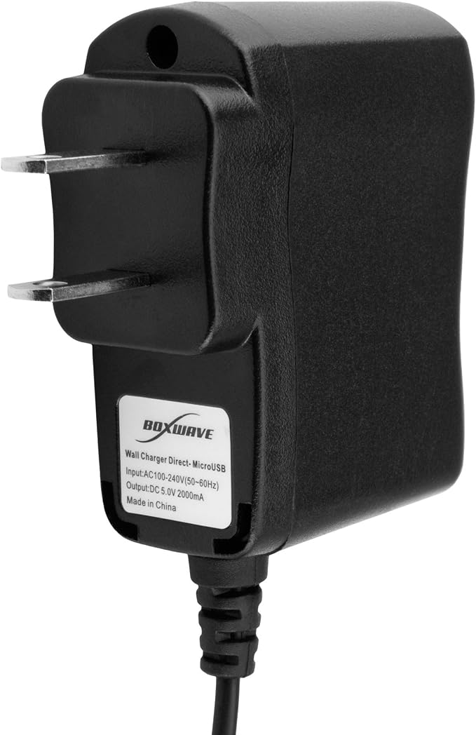 BoxWave Charger Compatible with Polaroid Cube+ - Wall Charger Direct (15W) Rapid Charge Your Device with Built-in 3ft Cable