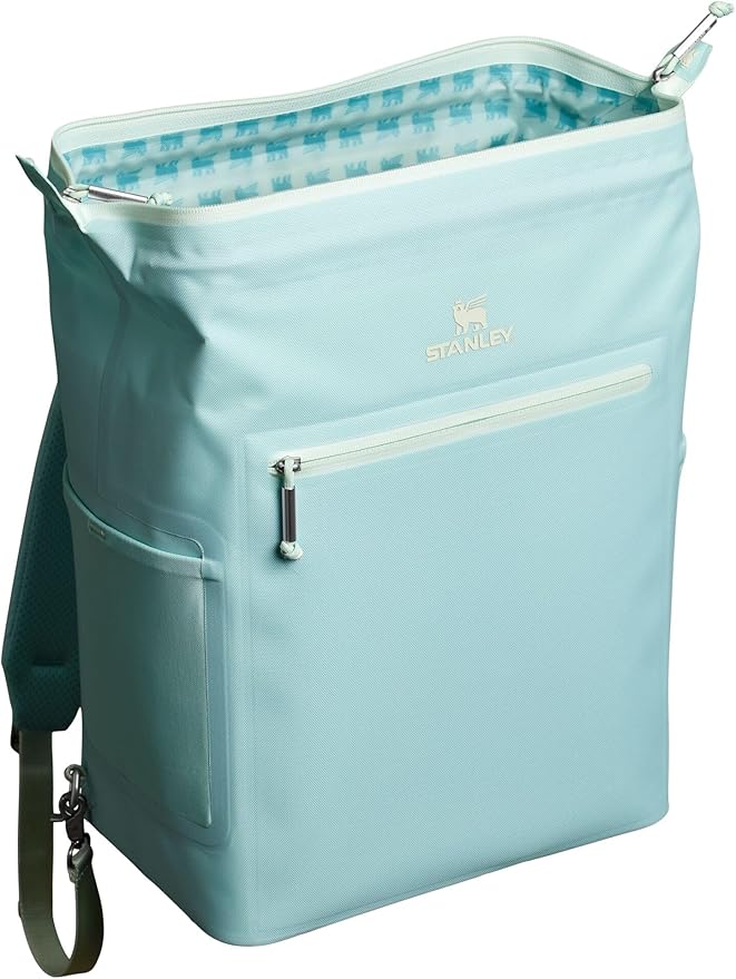 Stanley All Day Madeleine Backpack Soft Cooler 20 Can Cooler with Handle and Shoulder Straps Insulated Travel Bag with Zipper BPA-Free