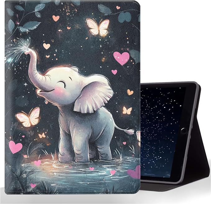Tablet Case for 6 All-New Kindle (11th Generation2024/2022 Release)Shockproof Protective Cover with StandAuto Wake/SleepAmerican Flag Deer