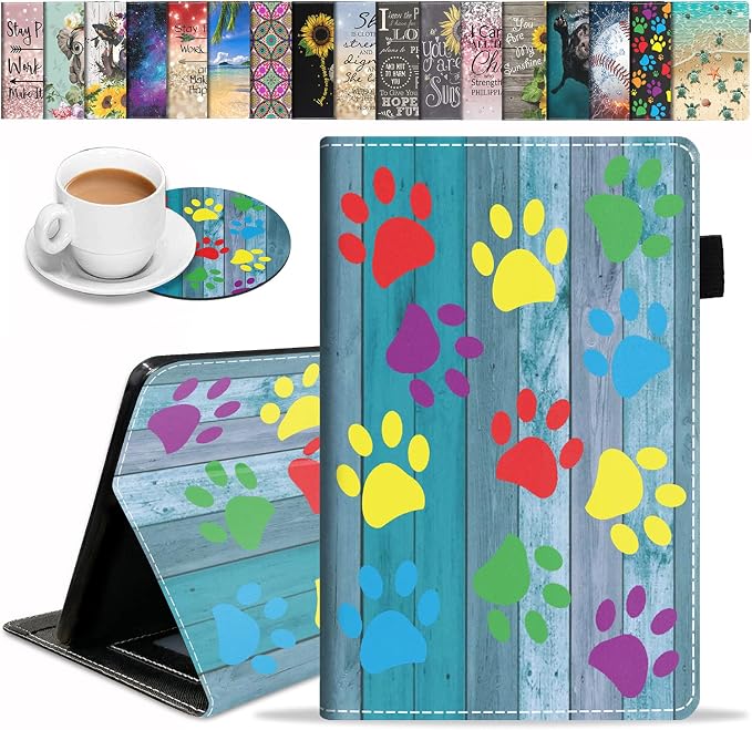 Case for Amazon Fire HD 10 Tablet (9th/7th Gen 2019/2017 Release) Premium PU Leather Cover with Auto Sleep Wake Feature Folio Case for Fire 10.1 Tablet Bible Verse Jeremiah 29:11