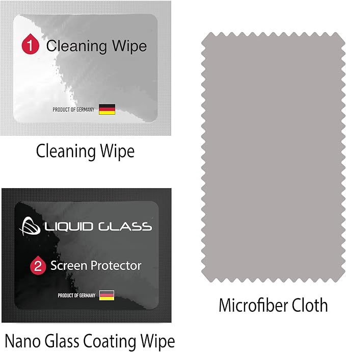 Liquid Glass Screen Protector With $250 Screen Protection - Scratch Resistant Wipe On Coating for All Smartphones Tablets Smartwatches - Universal