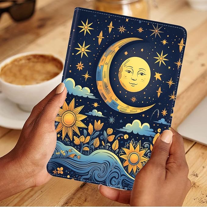 Case for Samsung Galaxy Tab A 8.0 2019 (SM-T290/T295/T297) Slim Lightweight PU Leather Stand Cover with Auto Wake/Sleep for Galaxy Tab A 8.0 Inch Abstract Watercolor Art Dogs