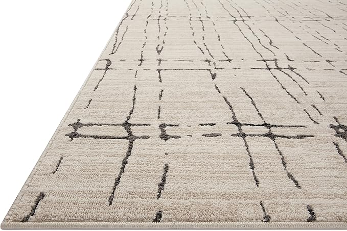 Loloi Darby Collection DAR-06 Sand/Dk. Grey 9'-2" x 13' Area Rug
