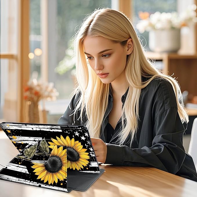 for Amazon Fire Max 11 2023 Release Table Case 11'' Rotating Auto Wake Sleep Leather Table Case for Amazon Fire Max 11 2023 Release Stand Bird Flowers Design for Woman Man