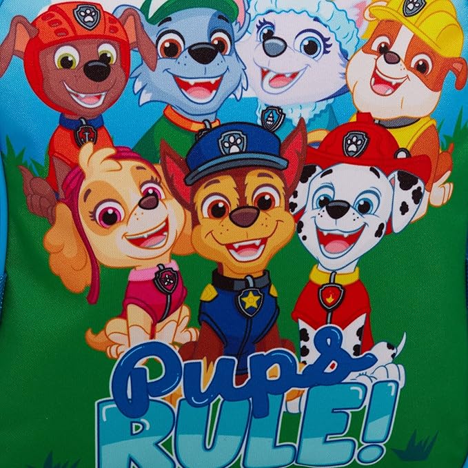 Paw Patrol Backpack with Lunch Bag for Kids School Bag Boys Girls Nursery Rucksack Matching Insulated Bag Set, Blue, One Size, Casual