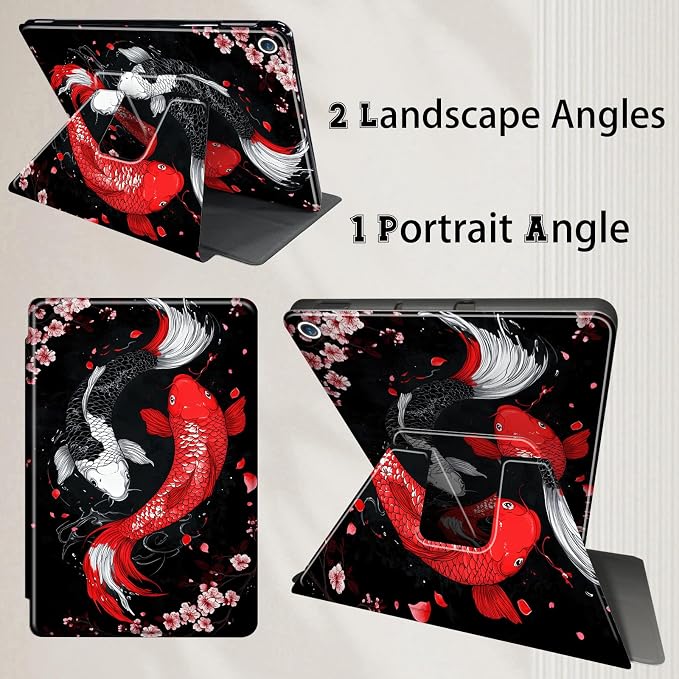 for iPad 10.2 Rotating Case 360° Protection Adjustable Kickstand Cover for iPad 10.2 (7th8th9th Generation) Shockproof Durable Lightweight PU Leather for iPad 10.2 Stand Case Basketball