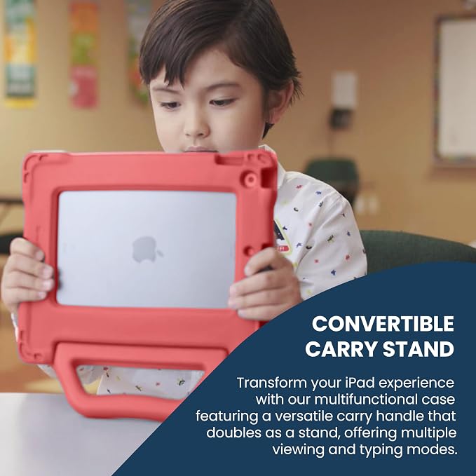 Brenthaven Bounce Rugged iPad Case Fits ONLY Apple 11th Gen 2025 &amp 10th Generation 2022 (10.9-inch) Drop Tested Cover - Gray