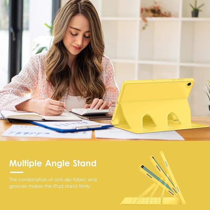Case for Samsung Galaxy Tab A11+ Plus 11 inch 2026 Model (SM-X230/X236)Multiple Angles Stand CoverSoft BackPencil Holderand Auto Sleep/WakeBlack