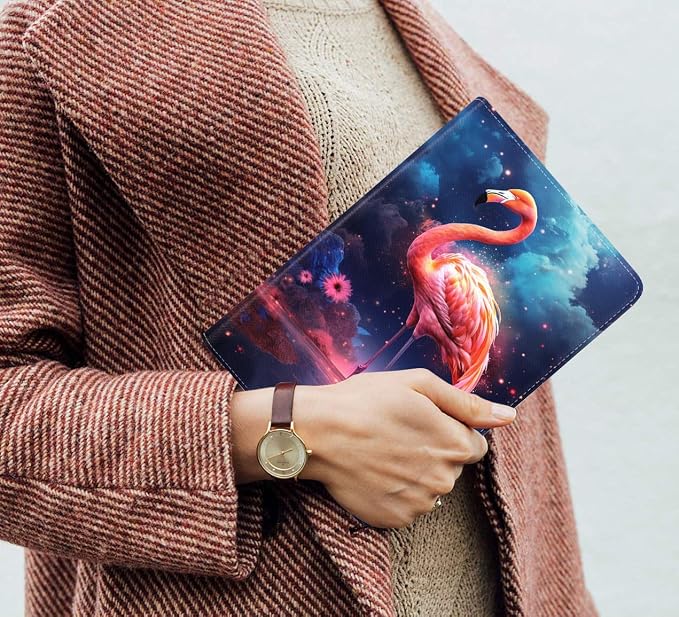 Case for Samsung Galaxy Tab S10 Plus 2024/ S9 Plus/ S9 FE Plus 5G 12.4 Inch 2023 Slim PU Leather Stand Folio Cover with Auto Wake Sleep Abstract Paint Dogs