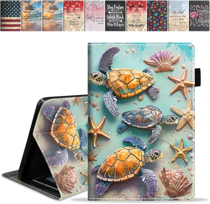 Case for Amazon Fire HD 10 Tablet (9th/7th Generation 2019/2017 Release) Slim PU Leather Cover with Card Slot &amp Auto Wake/Sleep for Fire 10.1 Tablet African American Girl