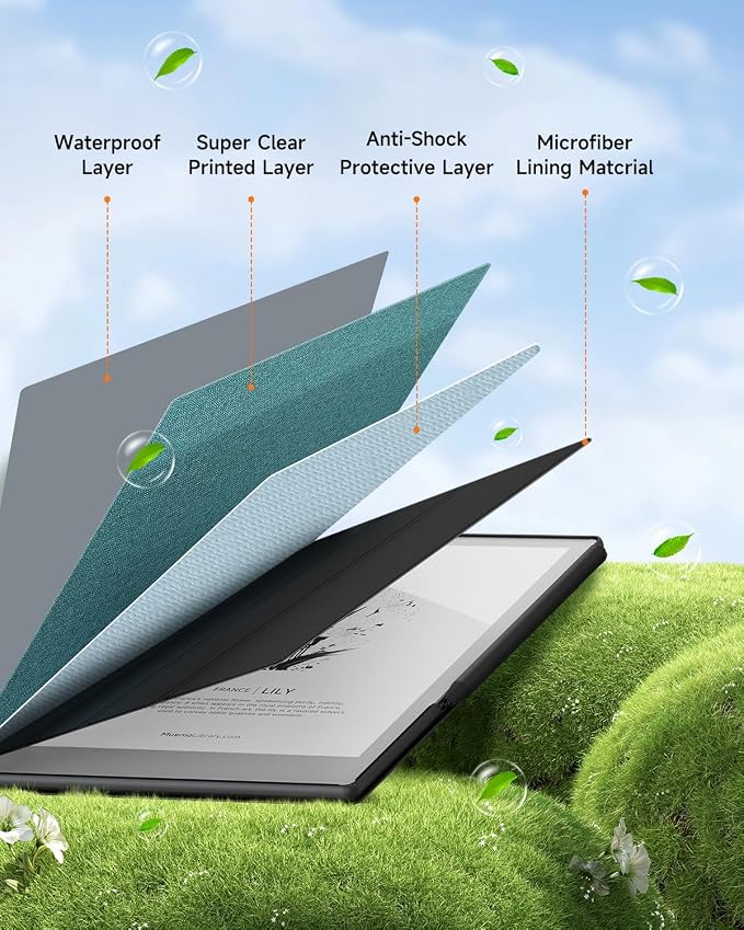 Case for Remarkable 2 Paper Tablet 10.3 2020 Released Fabric Folio Cover with Pen Pocket Stable Stand Design Black &amp Light Cork (Exclusive Templates Provided)