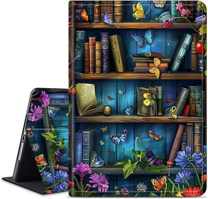 for Samsung Galaxy Tab E 9.6 Inch 2015 (SM-T560/T561/T565/T567) Kickstand Case PU Leather Multiple Viewing Angles Stand Smart Cover for Galaxy Tab E 2015 2 Roses