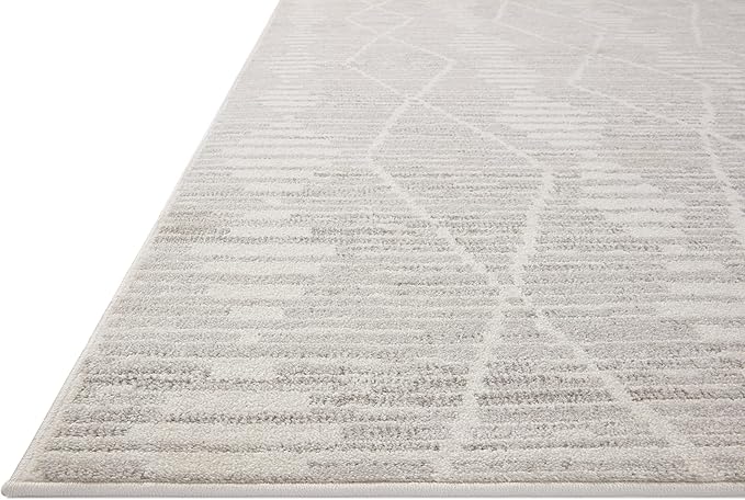 Loloi Kamala Collection KAM-02 Ivory/Silver 7'-10" x 10' Area Rug