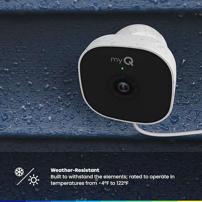 CHAMBERLAIN myQ Smart Outdoor Wired Camera