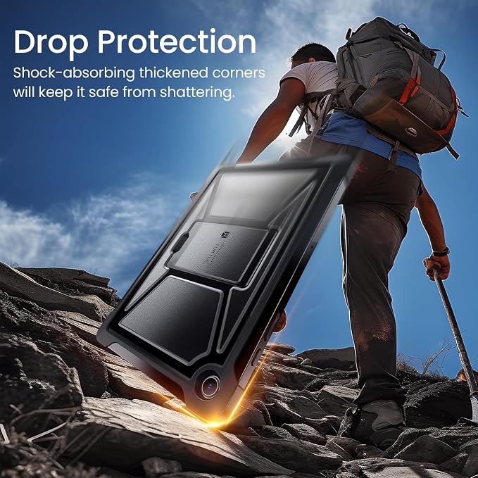 ZtotopCases for Samsung Galaxy Tab A11+ Plus 11 Inch 2025/ A9+ Plus 2023 Built-in Screen Protector/Kickstand/Full-Body Dual Layer Shockproof Protective Cover for Tablet A11+ 11'' Black