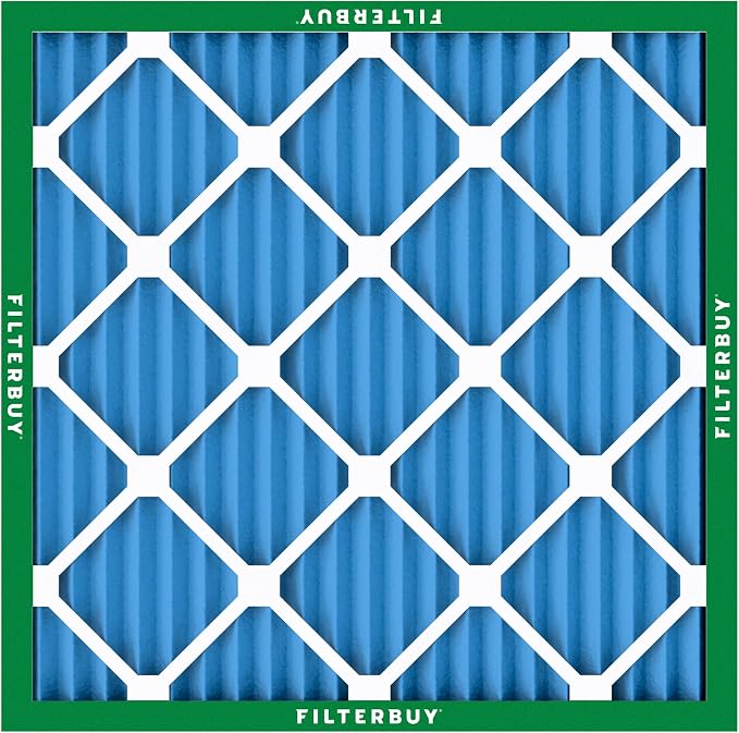 Filterbuy 12x12x1 Air Filter MERV 13 Optimal Smoke & Allergy Defense,
