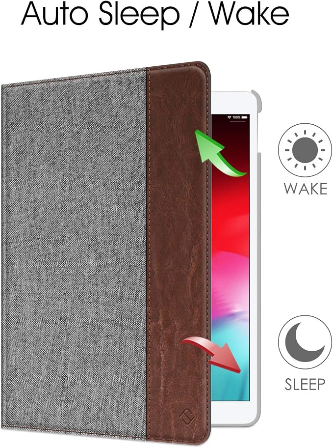 Fintie Rotating Case for iPad Air 3rd Generation 2019 / iPad Pro 10.5 2017 | 360° Swivel Stand Landscape &amp Portrait Viewing Shockproof Protective Cover Pencil Holder Auto Sleep/Wake Black