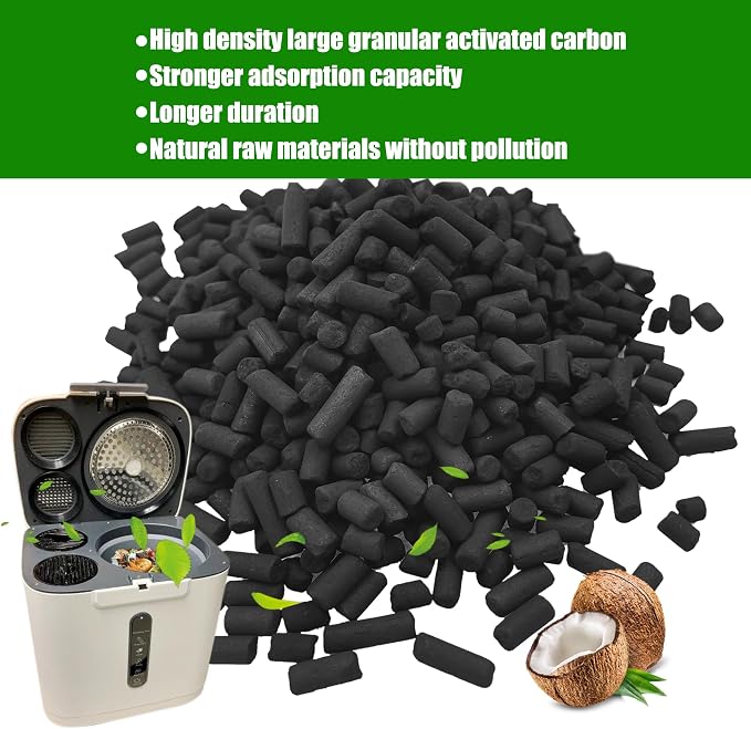 Odor Absorbing Carbon Refills for Fylecen Kitchen Smart Compost Bin,