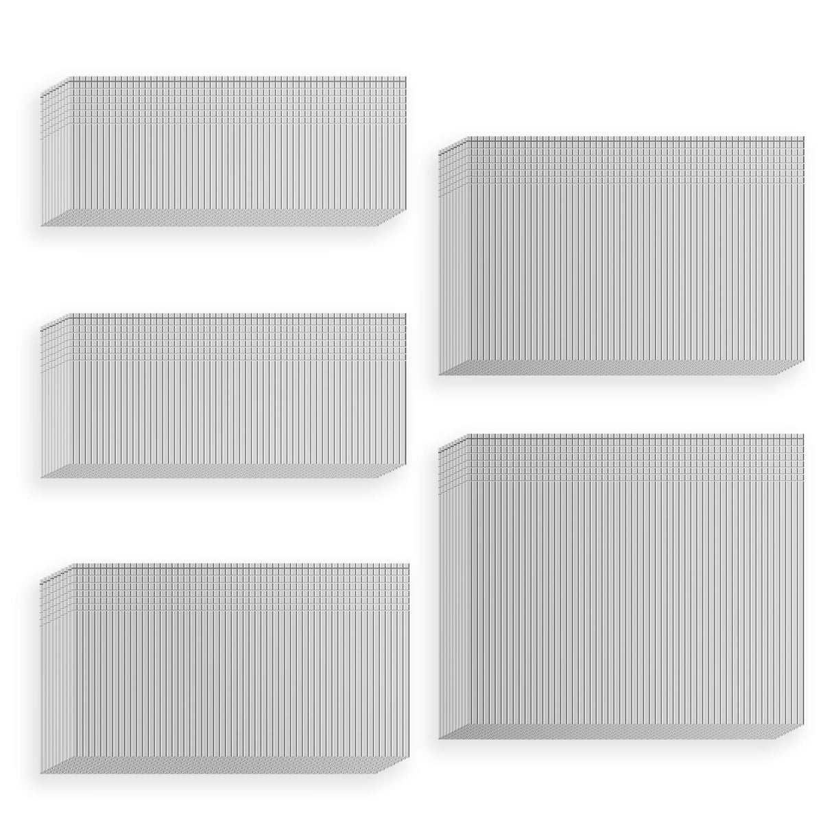 5000 Count 16 Gauge Finish Nails Total (1-1/4, 1-1/2, 1-3/4, 2, 2-1/2" 1000 Per Size) Galvanized Finish Processing Nails Suitable for Most Brand of 16 Gauge Pneumatic and Electric Brad Nailer