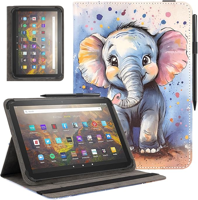 Universal 11 12 Inch Android Tablet Case Slim Fit Standing Cover for 10.9 11 11.5 12 Touchscreen Tablet with Multiple Viewing AnglesBird Tree