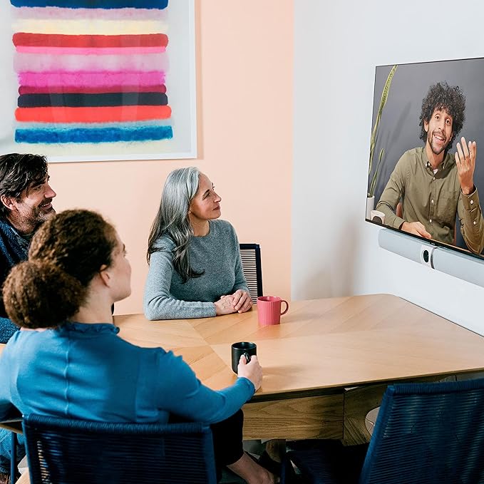 Owl Bar Video Conferencing Device — 4K Video Conferencing Bar with Active Speaker Focus (Add a Meeting Owl 3 or Pro for 360-Degree Coverage and Automatic Camera Switching)