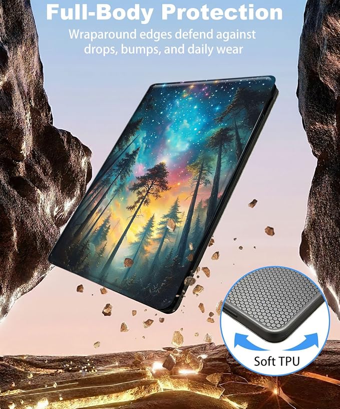 for iPad 11th Generation (A16 2025) 11 / iPad 10th Gen 10.9 2022 Case 360° Rotating PU Leather Stand Cover with Auto Sleep/Wake Shockproof TPU Backl Two Dragons Fighting