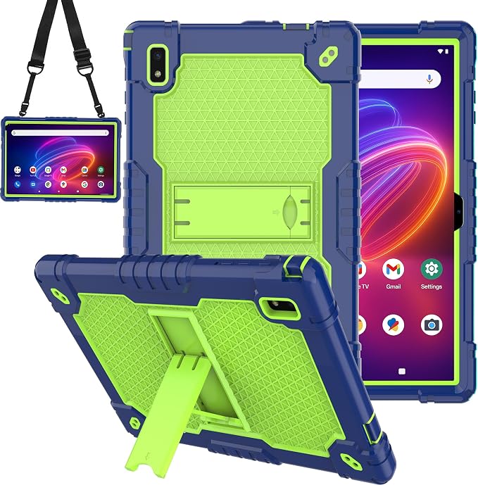 case for BYYBUO SmartPad A10_L 10.1 inch Android Tablet Shockproof Kids Friendly Protective Case+Shoulder Strap Kickstand for BYYBUO SmartPad A10 10.1 inch Tablet (Black)