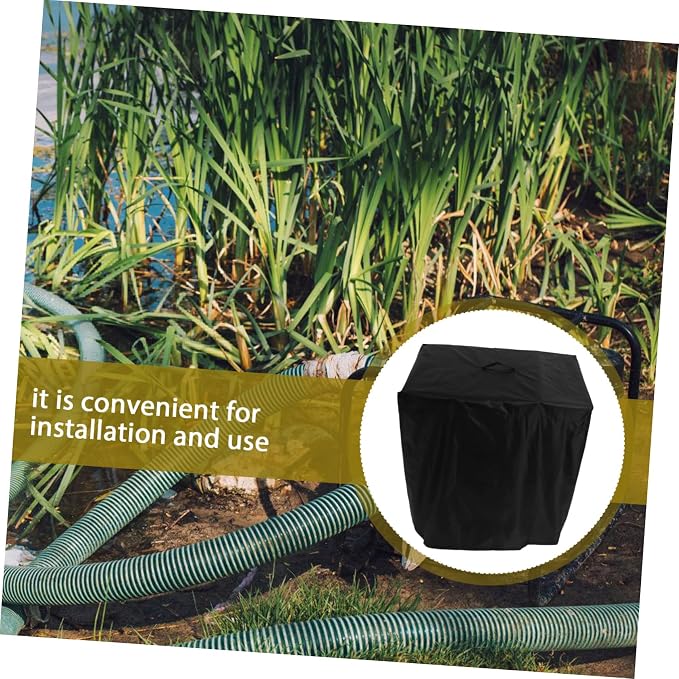 GANAZONO Outdoor Pool Filter Winter Cover Sump Pump Tarp Garden Filter Pump