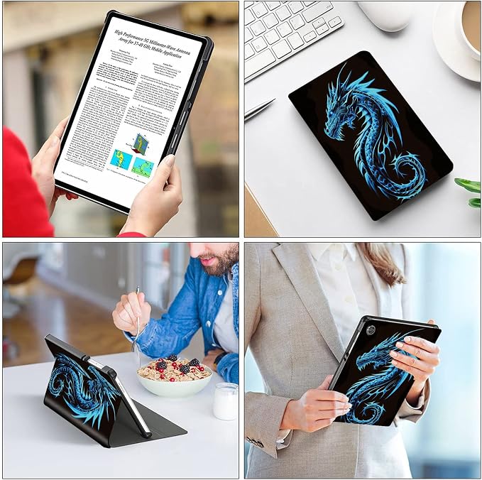 Case for Amazon Kindle Fire Max 11 Tablet (13th Gen 2023 Release) 11 PU Leather Slim Folding Adjustable Stand Smart Cover with Auto Wake/Sleep for Fire 11 Max TabletArt Skull