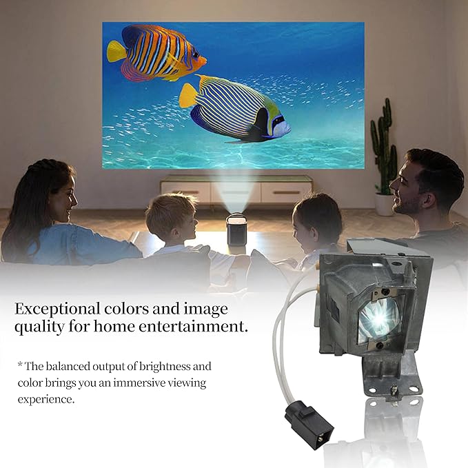 SORNEICDR NP36LP Replacement Projector Lamp Bulb Compatible with OPTOMA S310X W312 X312 NEC V302X H5380BD P1283 P1383W X113PH NP-V302W NP-V302X H6519ABD ACER P1283 P1383W Projectors, with Housing