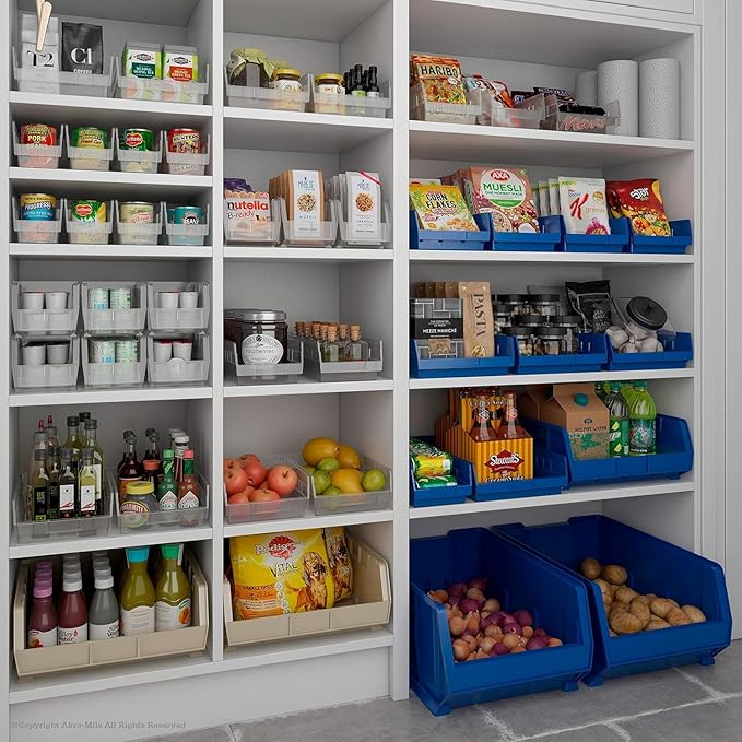 Shelf Bin [Set of 24] Color: Clear