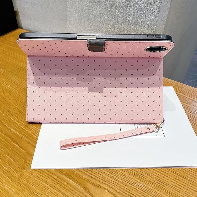 Checkered Case for iPad (A16) 11th Generation 11 Inch (2025) iPad 10th Generation 10.9 Inch (2022) with Pencil Holder (Black)