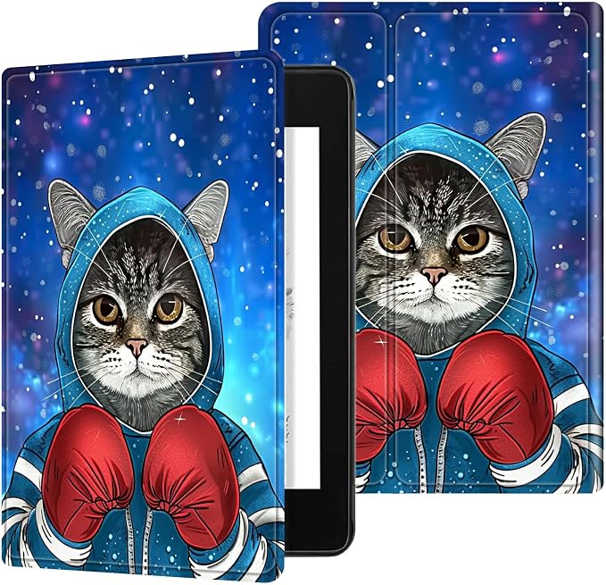 for 6 Kindle 11th Generation 2024/2022 Release Case (Model No: C2V2L3) E-Reader Multi-Angle Viewing Shockproof Smart Protective Case with Auto Wake/Sleep Baseball