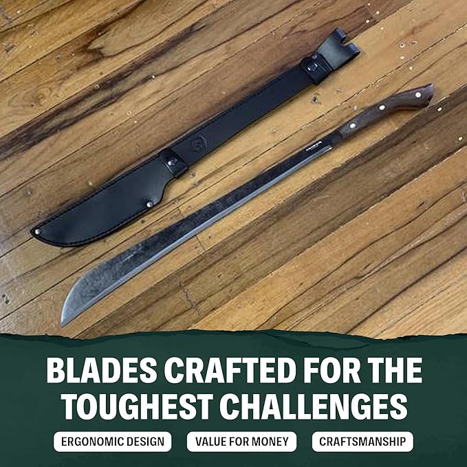 Condor Tool & Knife Outdoor Machete with Walnut Handle