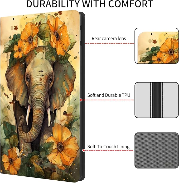 Case for 7 All-New Kindle Paperwhite (12th Generation 2024) and Kindle Colorsoft Signature Edition CoverSlim PU Leather Smart Cases with Auto Wake/Sleep-Black Cat Night Sky