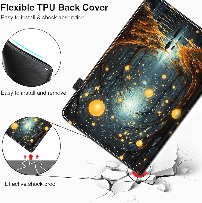 Case for Amazon Kindle Fire Max 11 Tablet (13th Generation 2023 Release) - Slim Fit Standing Cover with Auto Sleep/Wake for All-New Fire 11 Max Tablet，Enchanted Forest 2