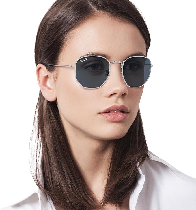 Ray-Ban unisex-adult Rb3548n Hexagonal Flat Lens Hexagonal Sunglasses