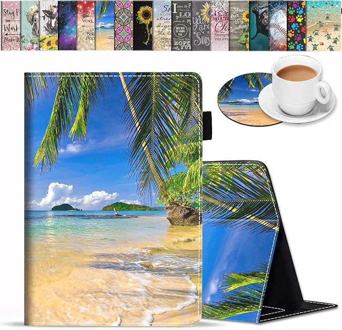 Case for All-New Amazon Kindle Fire HD 8/Fire HD 8 Plus Tablet (12th/10th Generation 2022/2020 Release) - Premium PU Leather Cover with Auto Sleep Wake Bible Verse Jeremiah 29:11